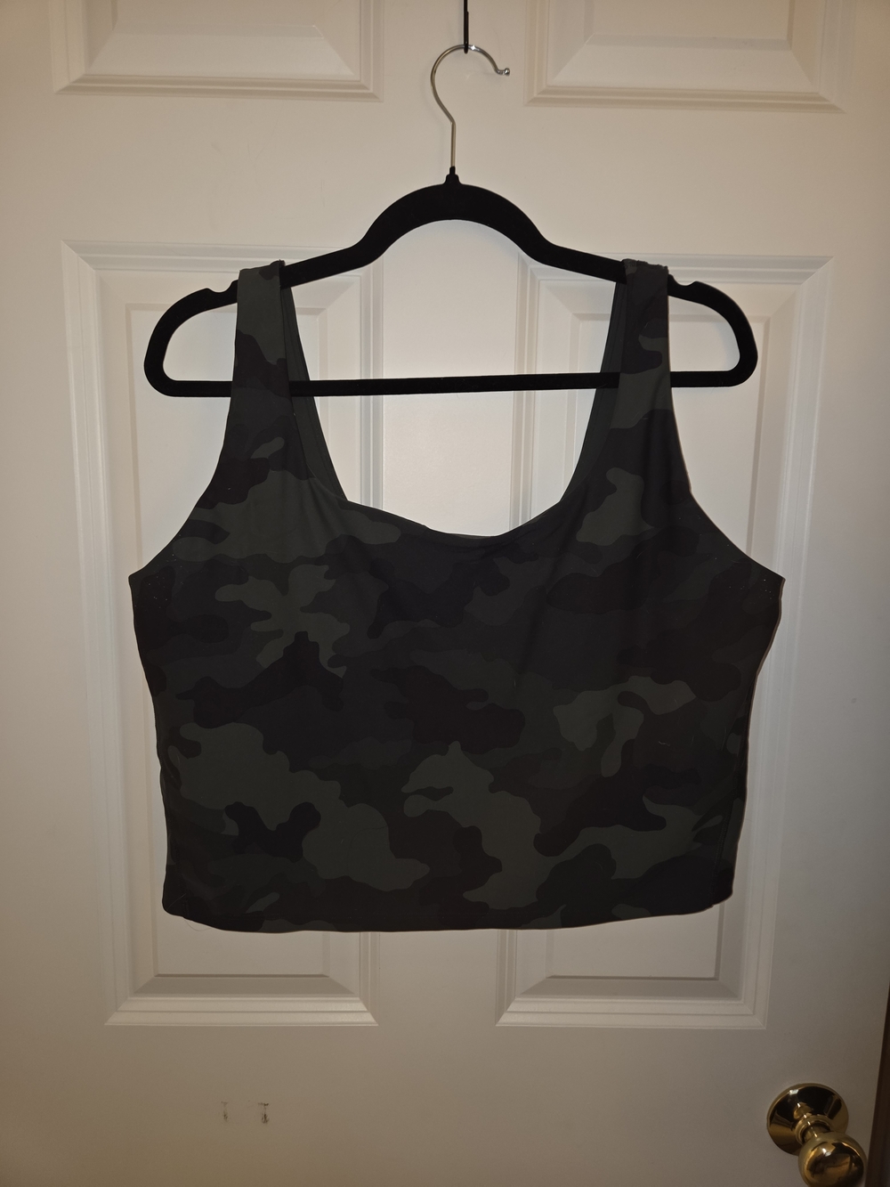 Old Navy Olive and Black Camo Sports Bra Tank*